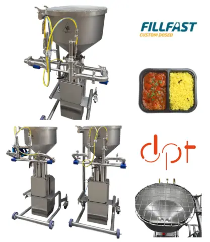 DPT Dutch Process Technology Fill Fast Atlantic Engineeering Inno Fill piston filler doseermachine normwagenpomp doseermachine