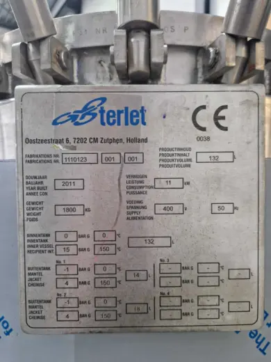 DPT Dutch Process Technology Terlet Terlotherm T2 6 001